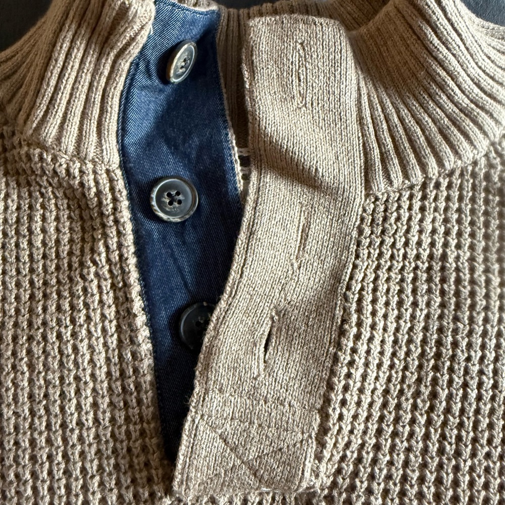 Weatherproof Men's Beige Sweater size medium - Picture 3 of 7